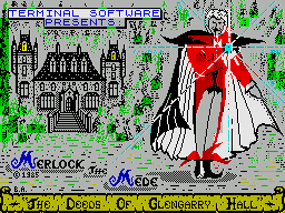 Merlock the Mede - Part 1 - Deeds of Glengarry Hall (1985)(Terminal Software)